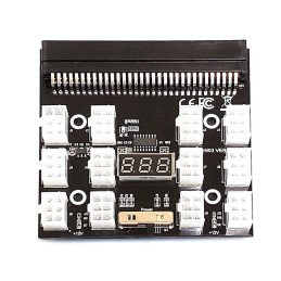 PCI-E 12V 64 Pin to 12 x 6 Pin