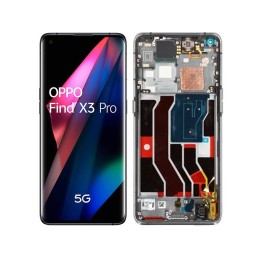 Display Touch + Frame Gloss Black OPPO Find X3 Pro (PULLED)