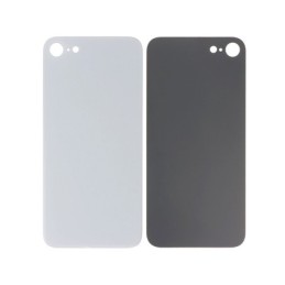 Retro Cover Bianco iPhone SE 2020 - SE 2022 Small Hole No Logo