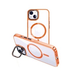 Custodia Transparent-Orange MagSafe iPhone 14
