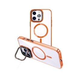 Custodia Transparent-Orange MagSafe iPhone 13 Pro Max