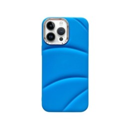 Custodia Morbida in TPU Blu iPhone 15 Pro Max