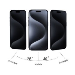 Tempered Glass Anti-Spia iPhone 15 Plus - 15 Pro Max