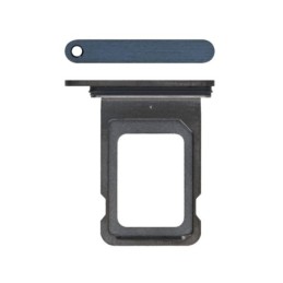 Supporto Single Sim Card Blu Titanium iPhone 15 Pro - 15 Pro Max