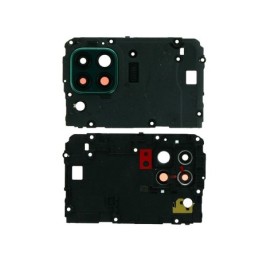 Motherboard Frame + Vetrino Camera Crush Green Huawei P40 Lite