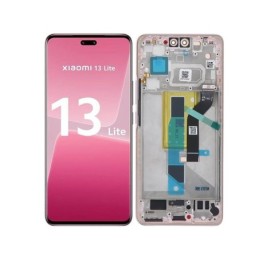 Display Touch + Frame Pink Xiaomi 13 Lite (PULLED)