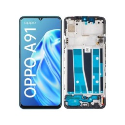 Display Touch + Frame Nero OPPO A91 Ori