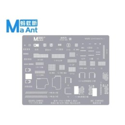 MaAnt Stencil Face ID IC-Light Sensor-Charging Port-Camera iPhone 6S - 15