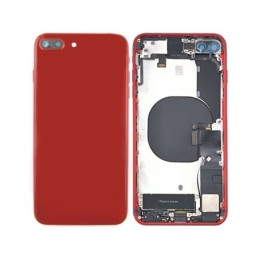 Retro Cover Red Full Parts iPhone 8 Plus No Logo